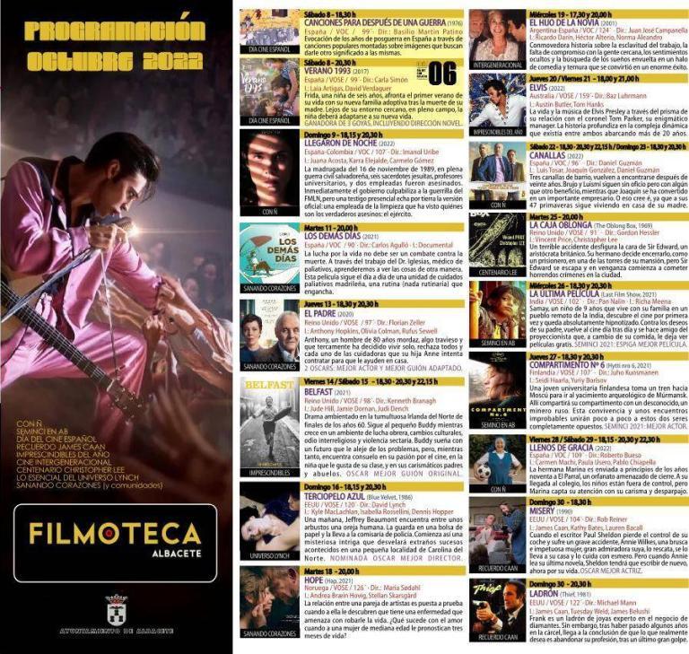 Filmoteca Albacete - Programación Cine Capitol - Albacete Guia