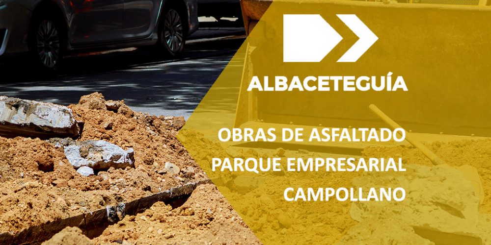 Continúan los planes de asfaltado del Parque Empresarial Campollano